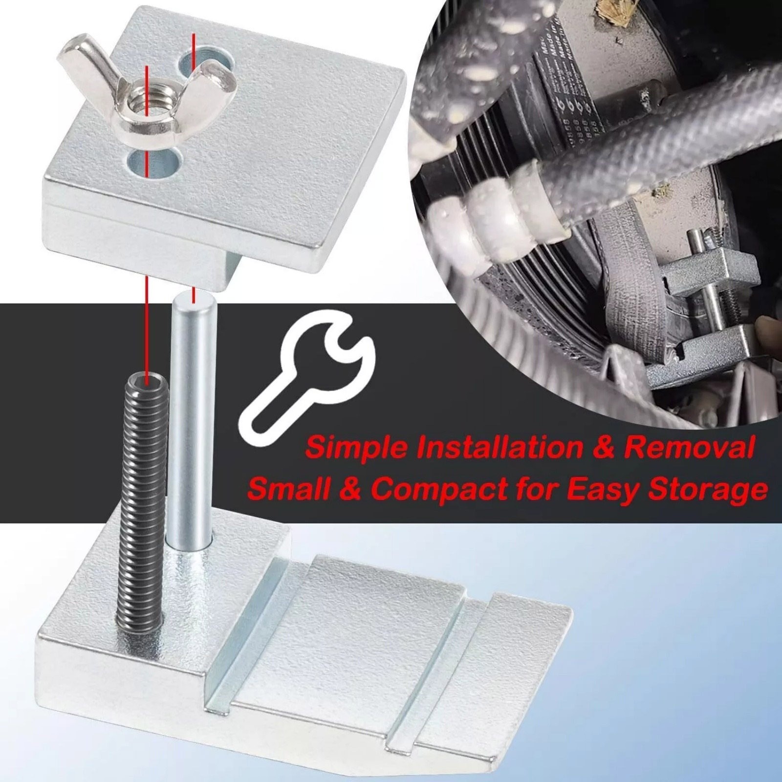 High Quality 59350 Stretch Belt Installer for Extra-Deep Pulleys, Ford 3.5L 3.7L