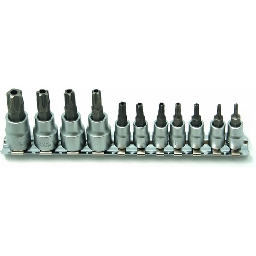 CTA Tools 9680 11 Piece Star Plus Tamper Proof Socket Set, TS8 to TS55, Mixed
