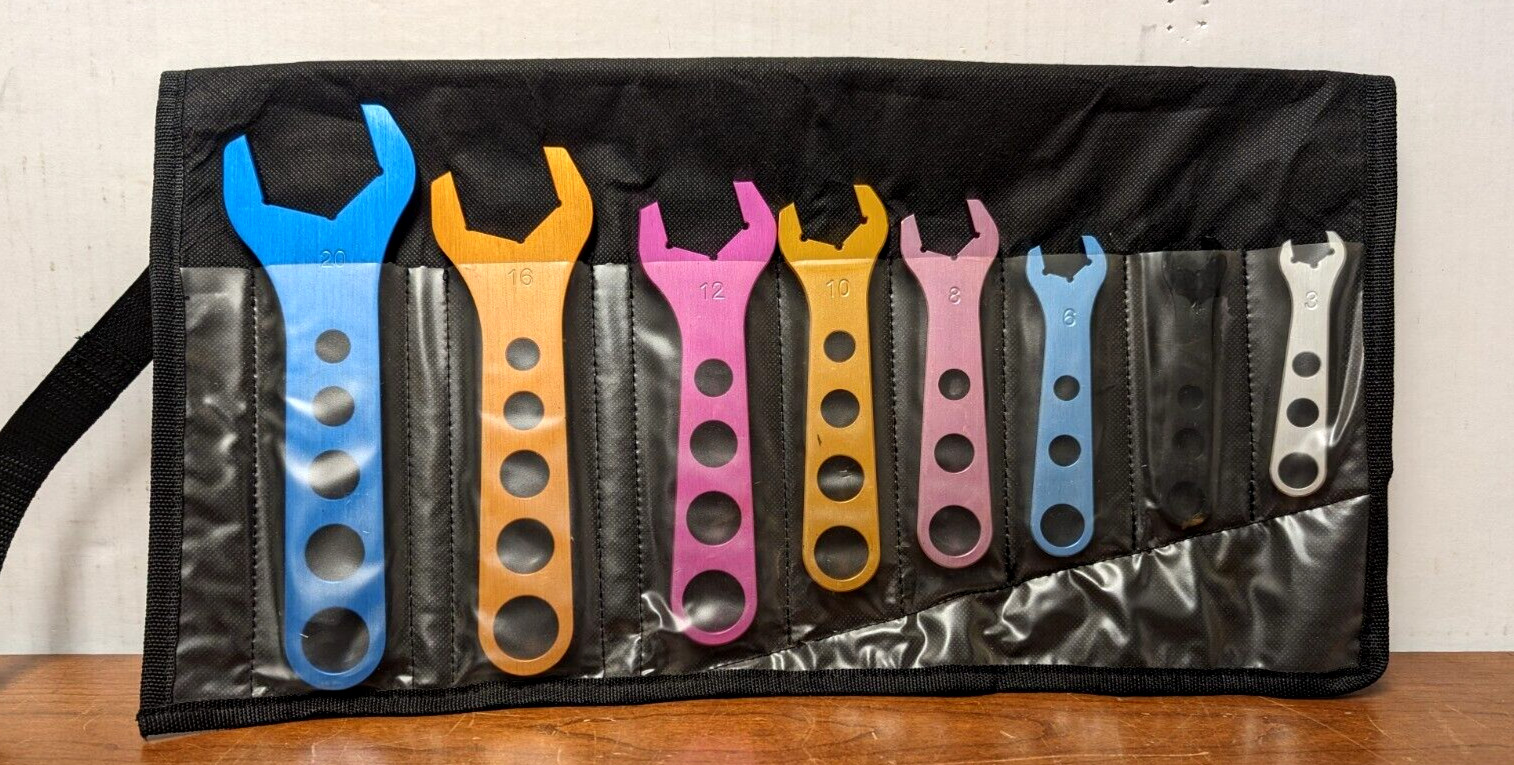 Proform 66978 8-Piece Aluminum Wrench Set W/ Storage Pouch