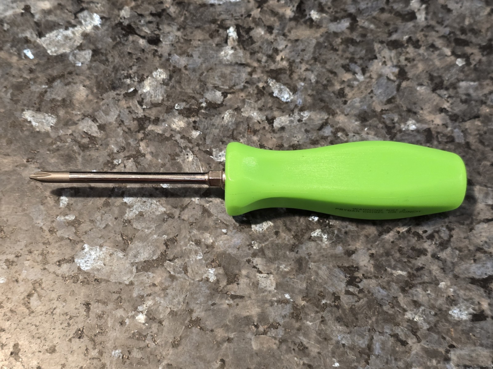 Snap-on Tools NEW NEON GREEN Hard Handle #1 Phillips Screwdriver SDDP31IRA