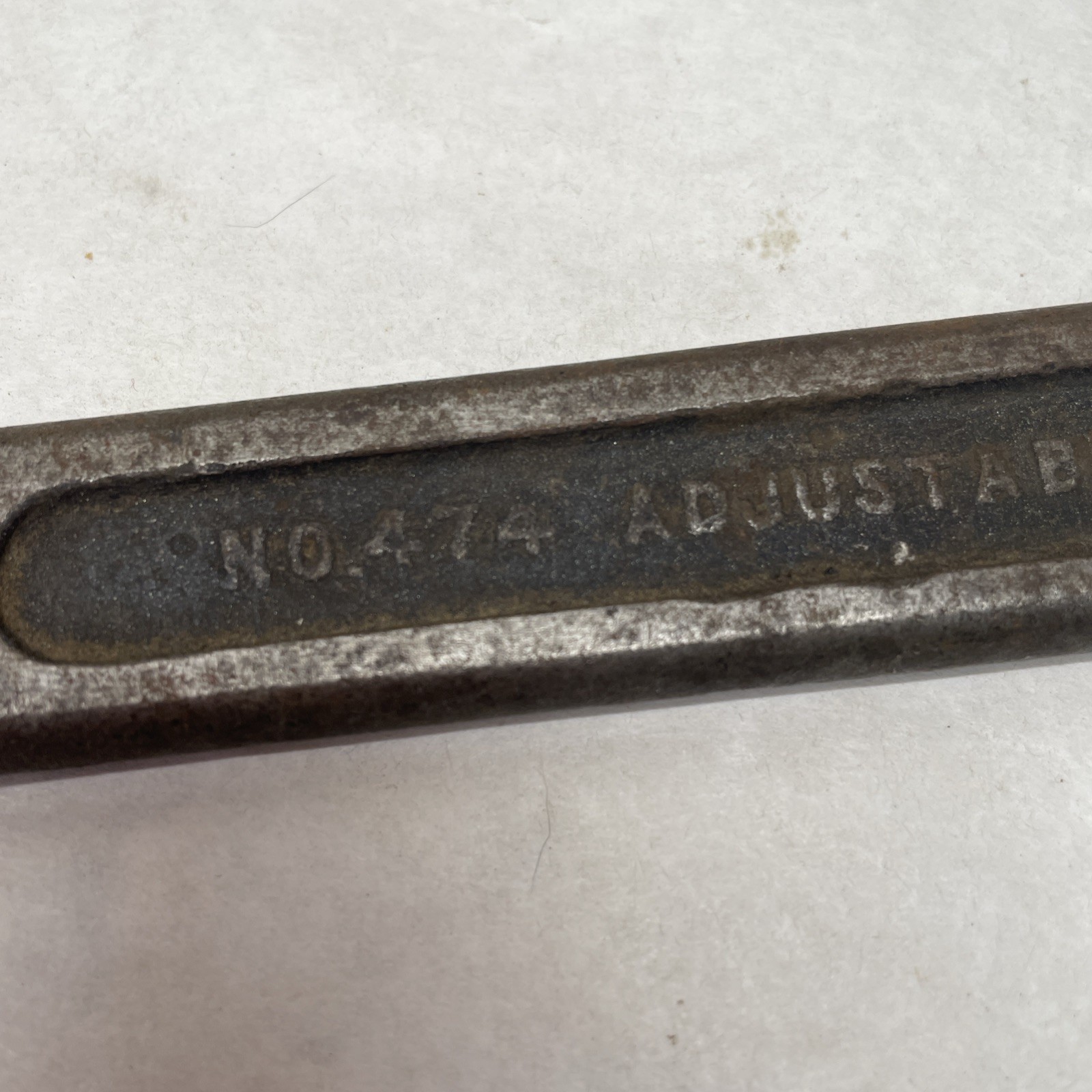 Vintage JH Williams & Co 474 Adjustable Hook Spanner Wrench 474