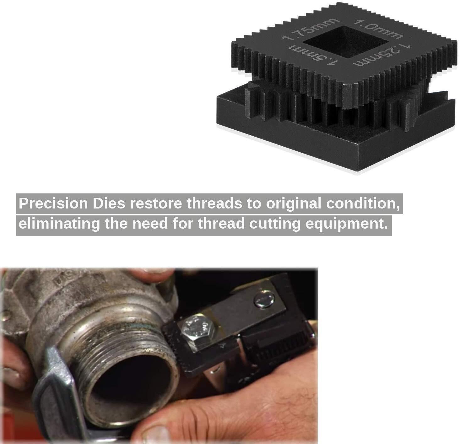 Metric Die Set for 7402 Universal Outside Thread Chaser Similar to OTC 202817
