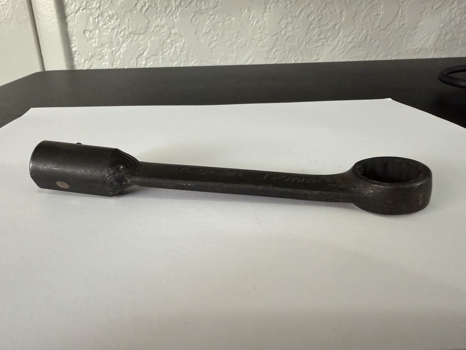 Snap On 17mm Square Drive 12-Point Box End 15° Offset Head X-Shank QXXM17A