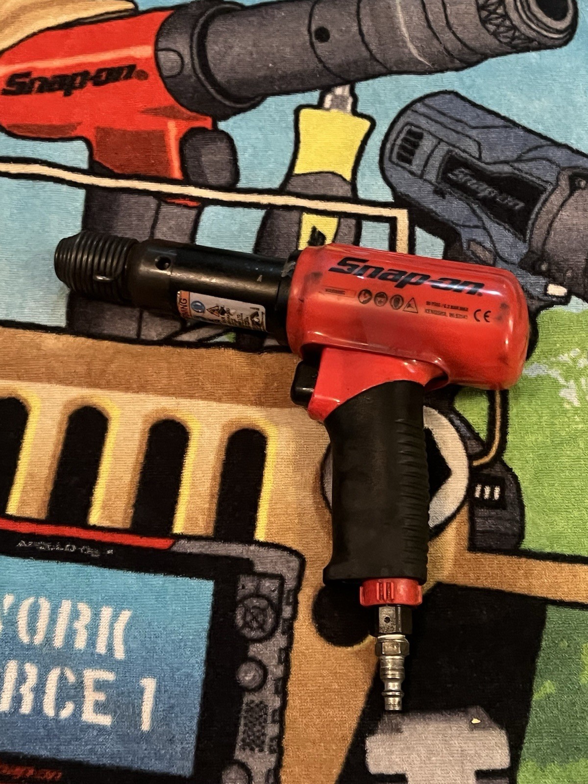 Snap-on PH3050B Air Hammer Red/Black 1/4″ Air Inlet Metal Pneumatic Tool
