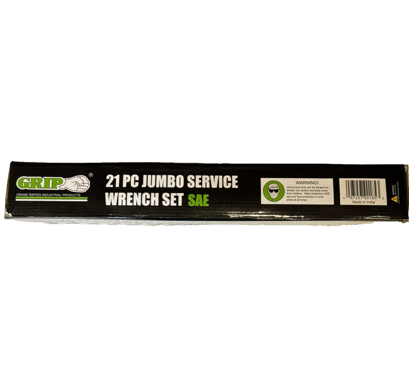21pc GRIP SAE Service Wrench Set 3/4″ – 2″ INCH Jumbo 90185 Standard Tools