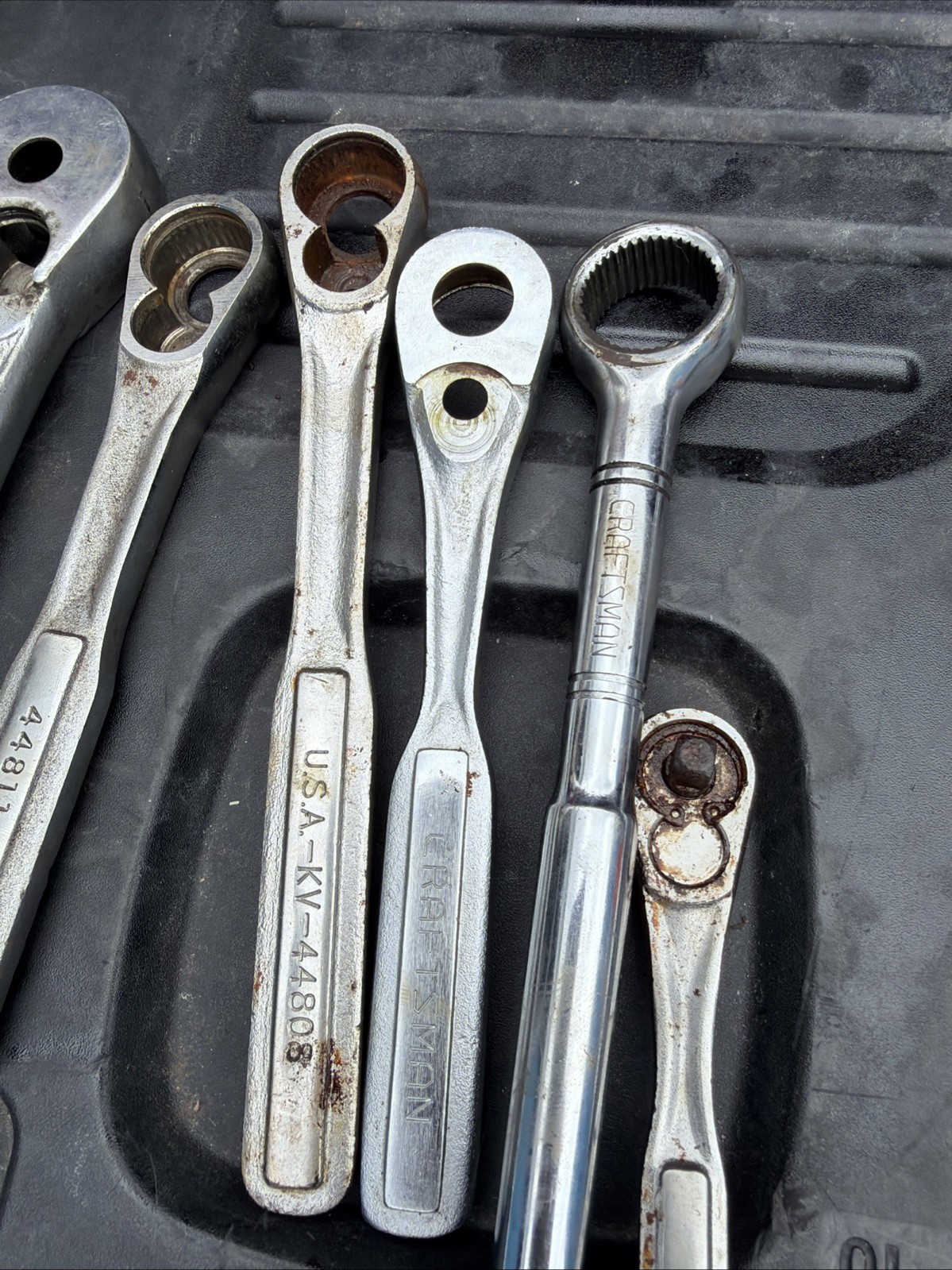 Sears Craftsman 10pcs Ratchet Bodies ONLY NO GUTS 1/2,3/8,1/4” Forgings Warranty