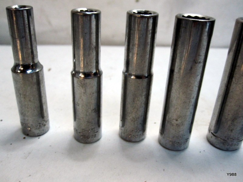 CRAFTSMAN set of 6 sockets mix lot see description