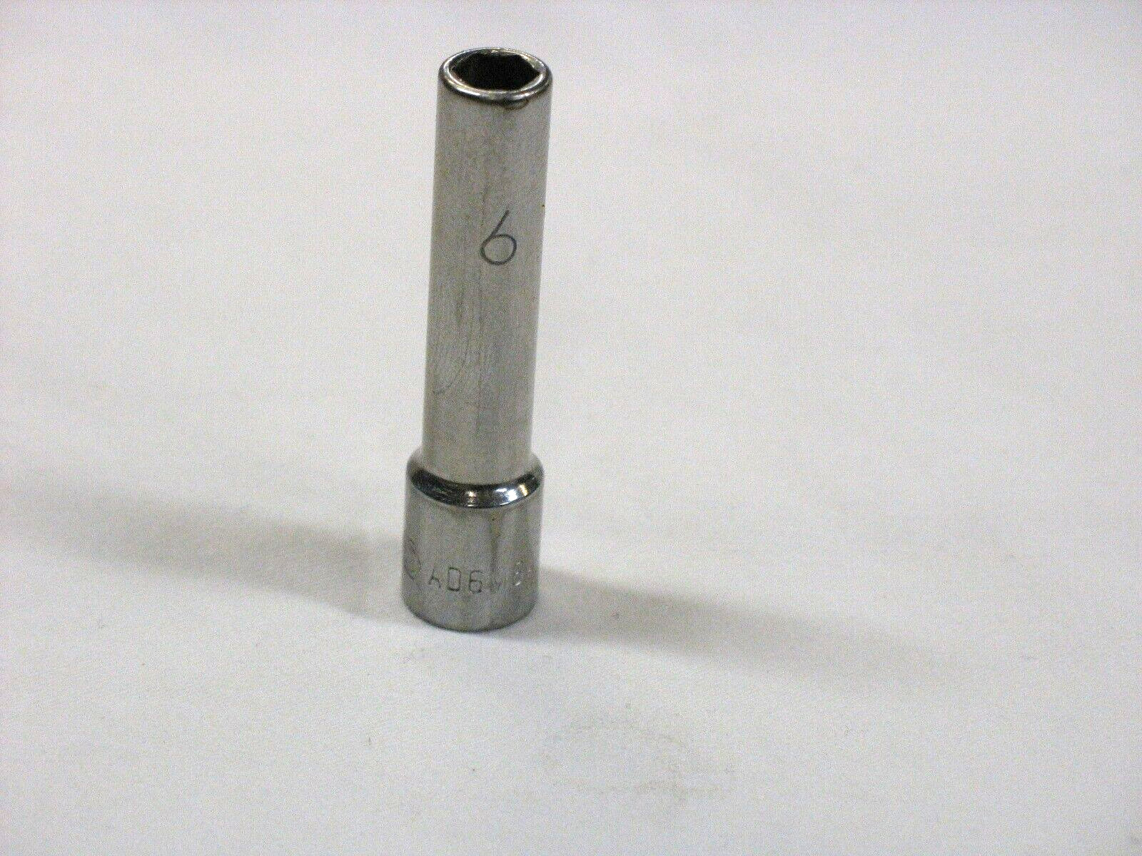 Matco Tools 6mm 6 Point Deep 1/4″ Drive Chrome Socket #AD6M6A