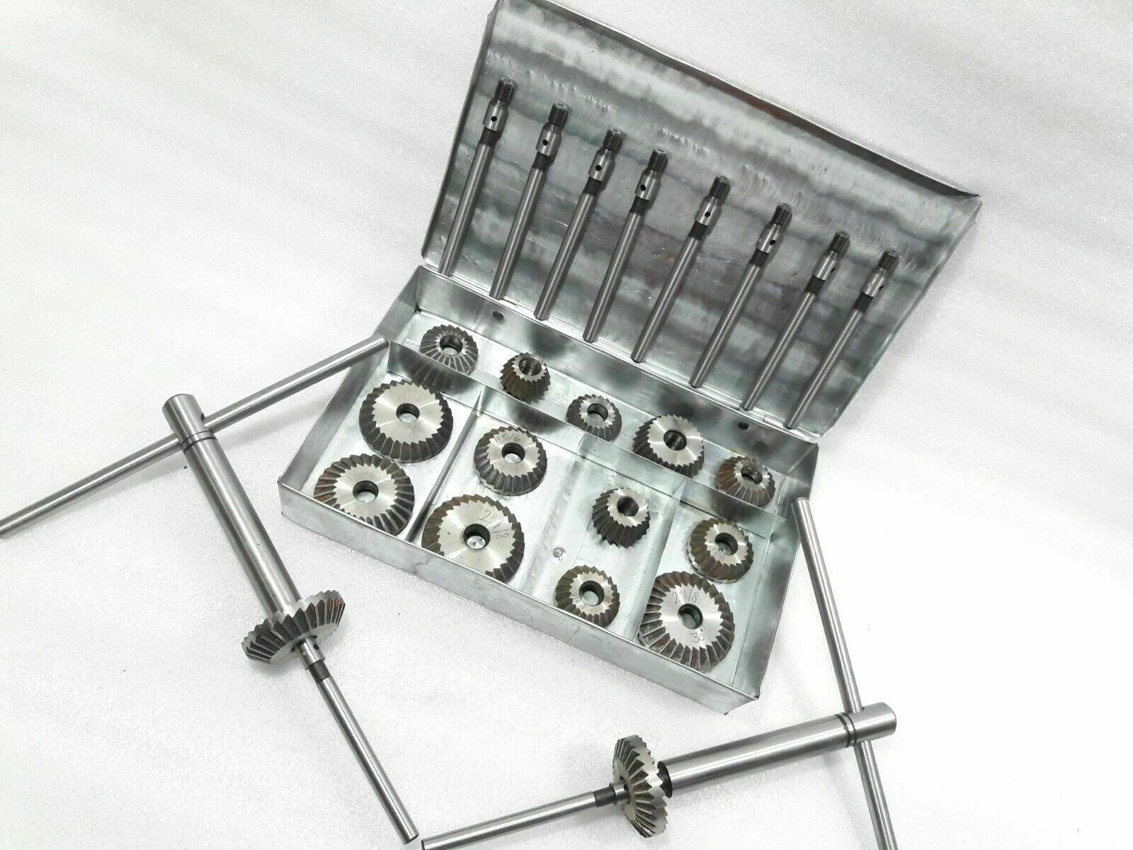 31 PCS VALVE SEAT CUTTER SET HIGH CARBON STEEL 1.3/16 TO 2.1/8″ 45 DEG