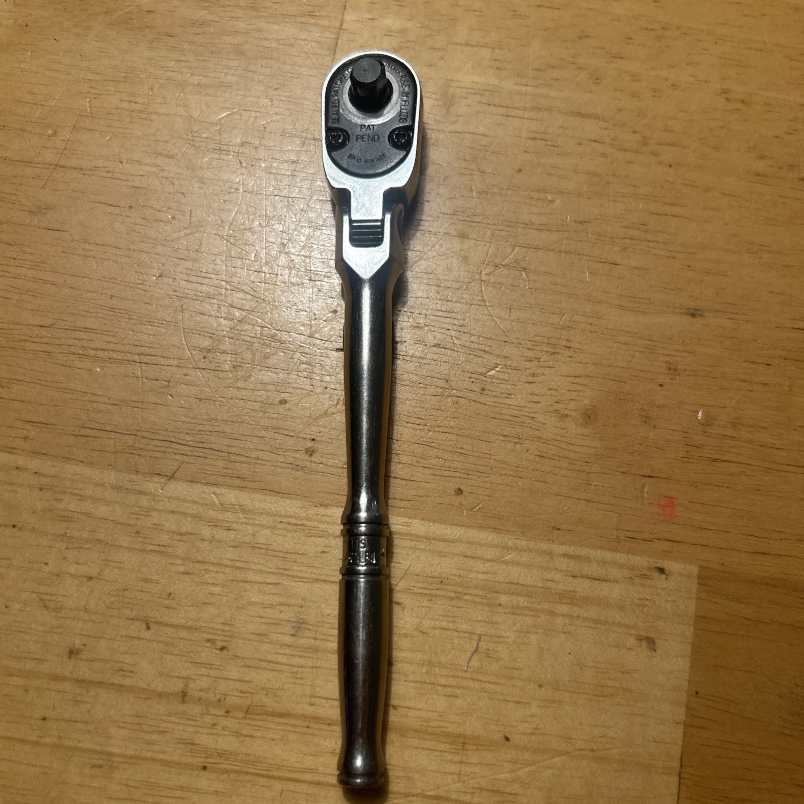 Snap On tx72 1/4”drive dual 80 standard handle locking flex head ratchet