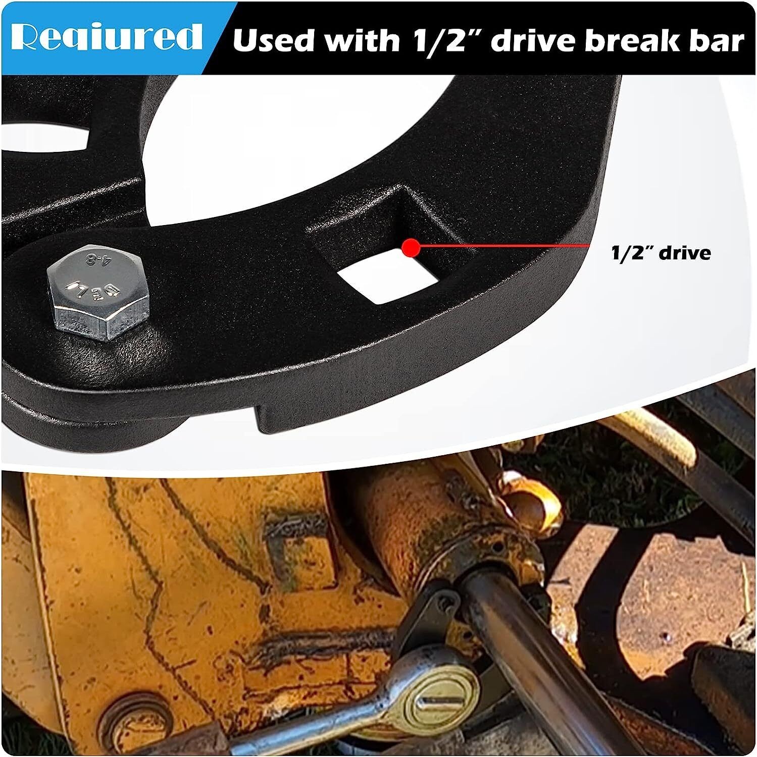 Small Adjustable Gland Nut Wrench 7463 for Hydraulic Cylinders From 1 to 3-3/4″