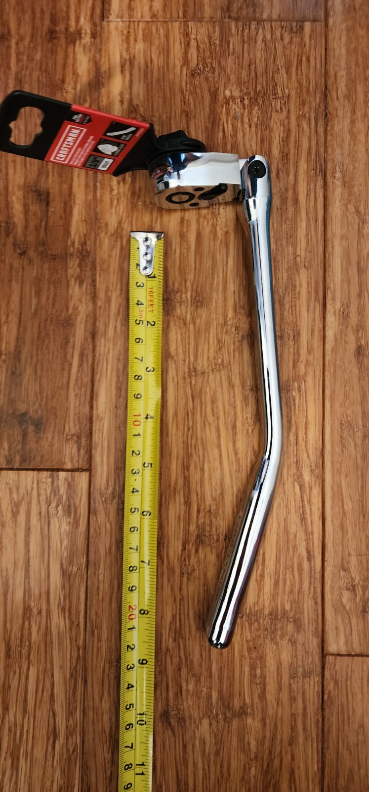 New! CRAFTSMAN CMMT99439 12″ Ratchet 172-Tooth 3/8″ Drive Bent Flex Head