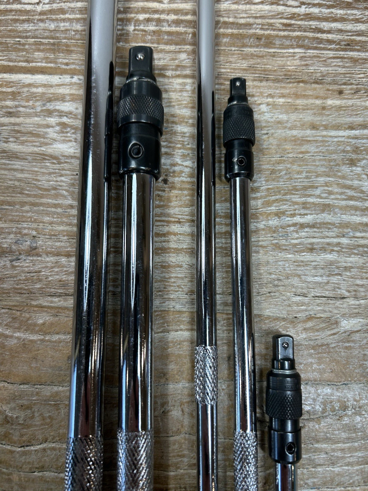 SK Tools 5 pc 1/4” & 3/8″ Drive LOCKING Extension Set Lot – Knurled FREE SHIP