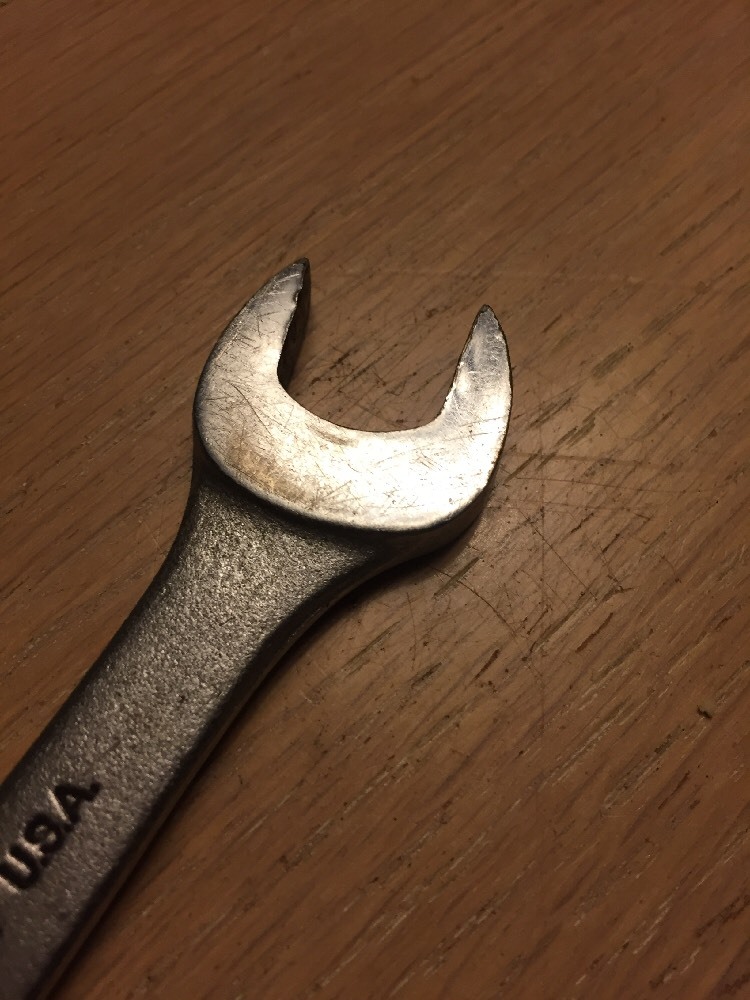 Williams Superrench Tool USA Vintage Open End 5/8-9/16 Wrench 7″Long Free Ship