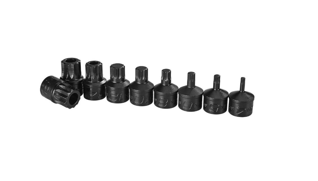 ICON 3/8 in. Drive Professional Triple-Square Impact Bit Socket Set, 9-Piece