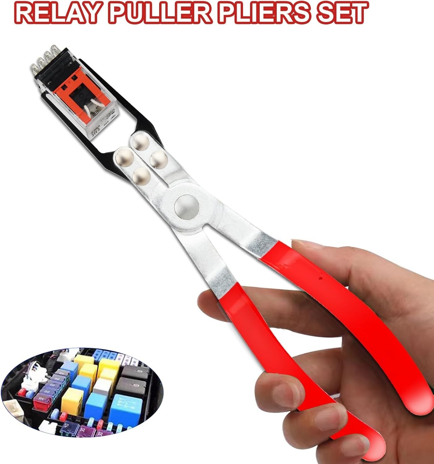 Relay Puller Pliers Set – 2 Pack Stainless Steel Fuse Removal Tools