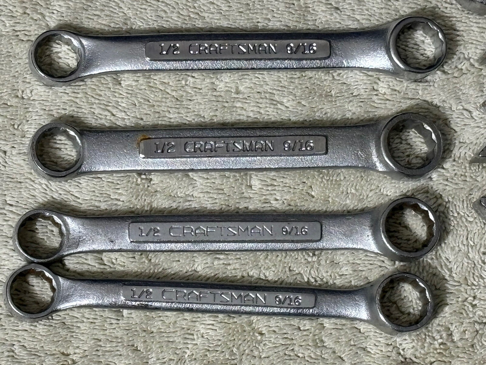 Craftsman Line Wrench 44173 44171 44174 43861 43866 Stubby Box End Tool Lot 12