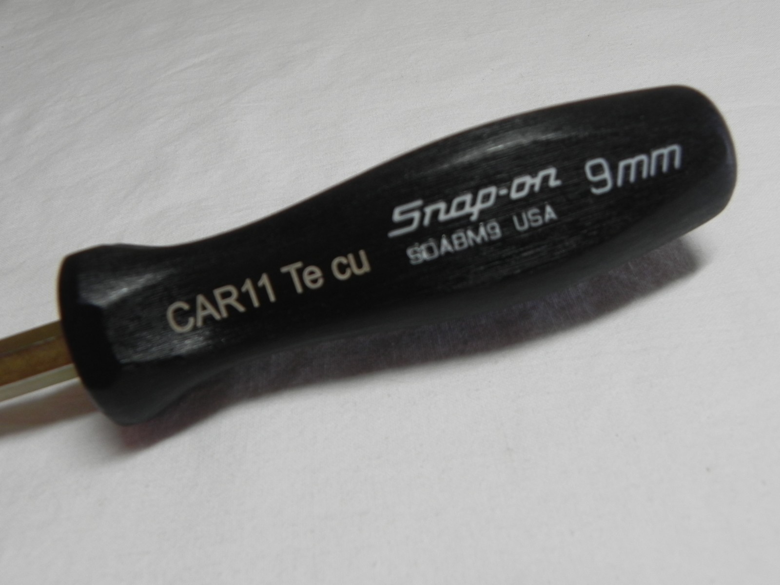 Snap-On SDABM9 9mm Ball Hex Head Driver Measuring 8-7/8» Long LOTBHHD8