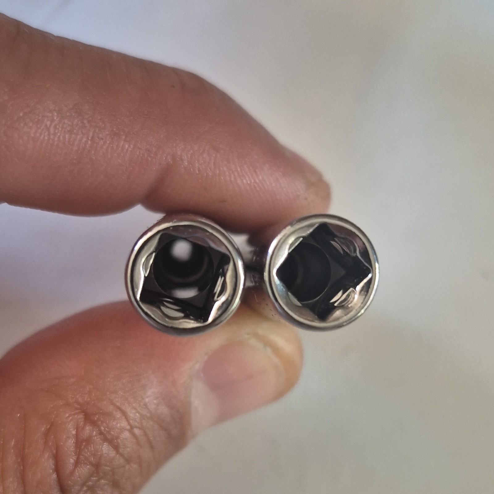 Craftsman G2 4mm & 5mm Deep Sockets 1/4″ Drive 6-Point Lot of 2 USA Made Vintage