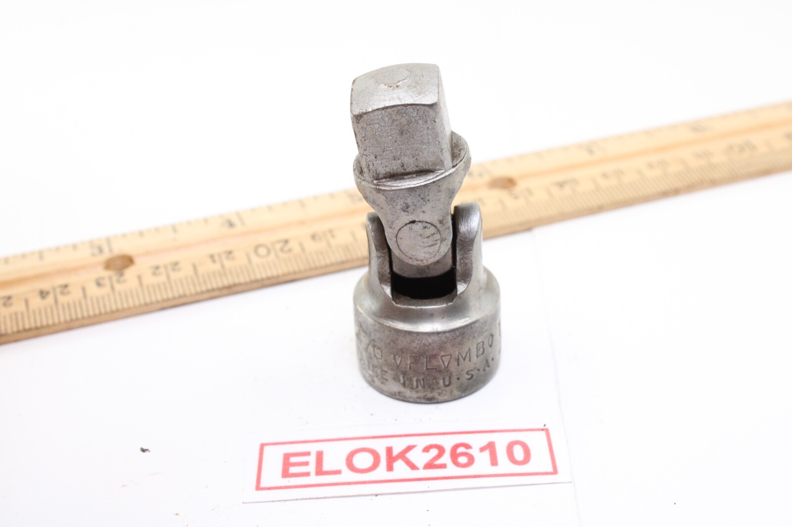 PLOMB Tools 5470 1/2″ Drive Universal Swivel Chrome Socket Joint Adapter USA