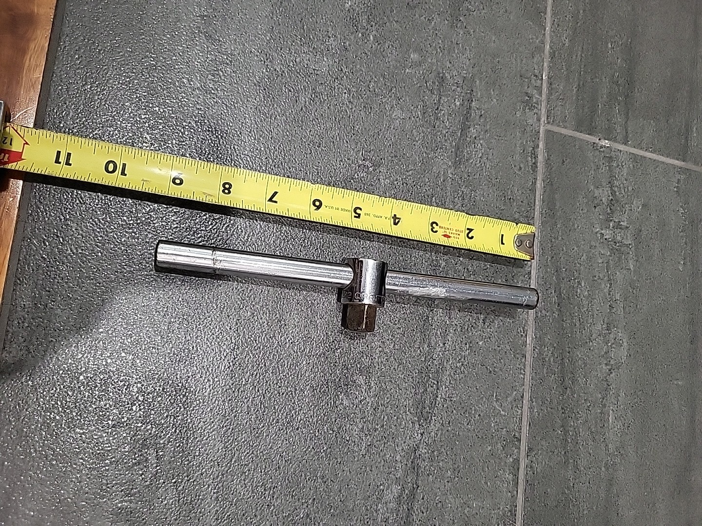 Vintage Craftsman =V= 1/2” Sliding T-Head Breaker Bar 9” long Made In USA