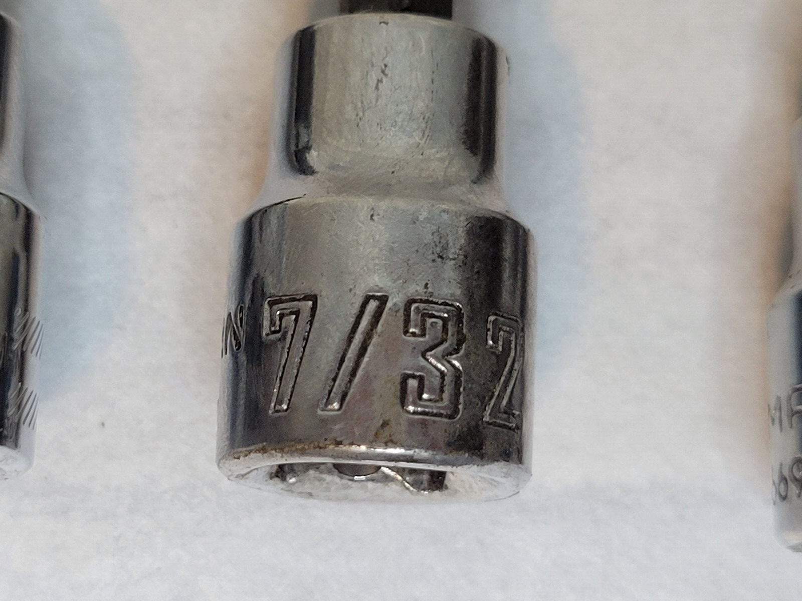 Craftsman Hex Allen Socket Bits 3/8″ Drive 1/4″ 3/8″ 7/32″ 5/32″