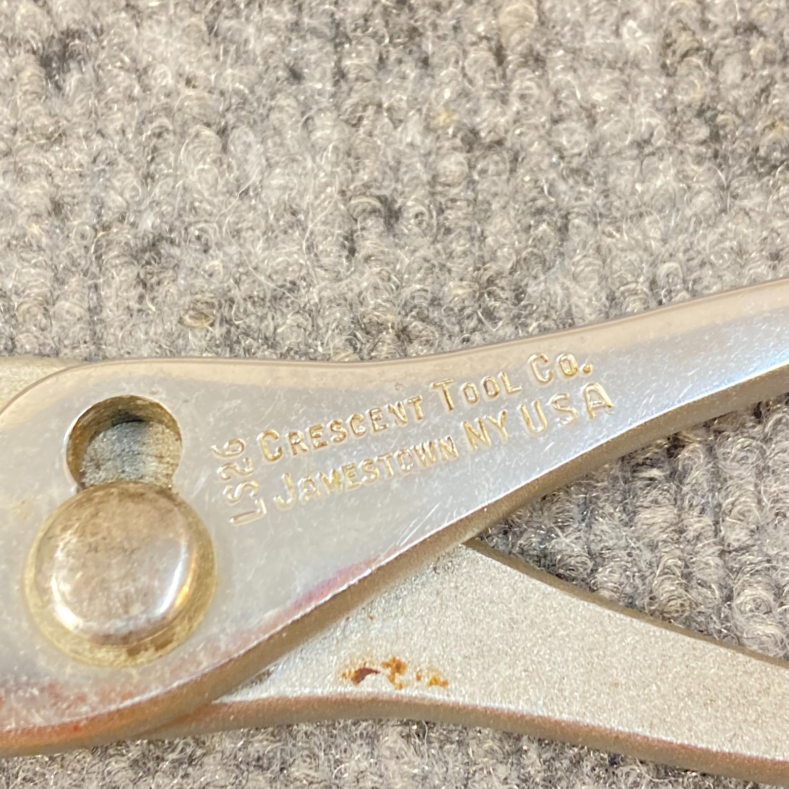 Crescent Pliers Slip Joint Wire Cutting Flat Thin Nose 6 1/2″ #LS26 USA