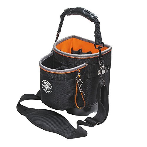 Klein Tools 55419SP-14 Tool Bag with Shoulder Strap Has 14 Pockets