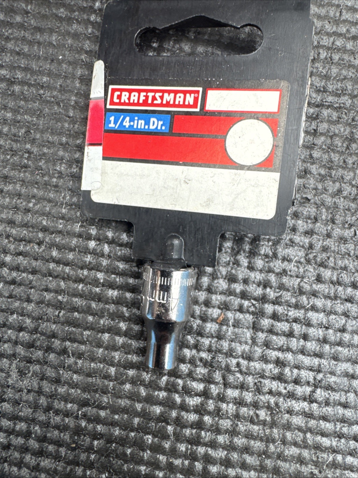Sears Craftsman 1/4″ Drive 4MM 6 Point Shallow Socket Metric G2 43505 USA NOS