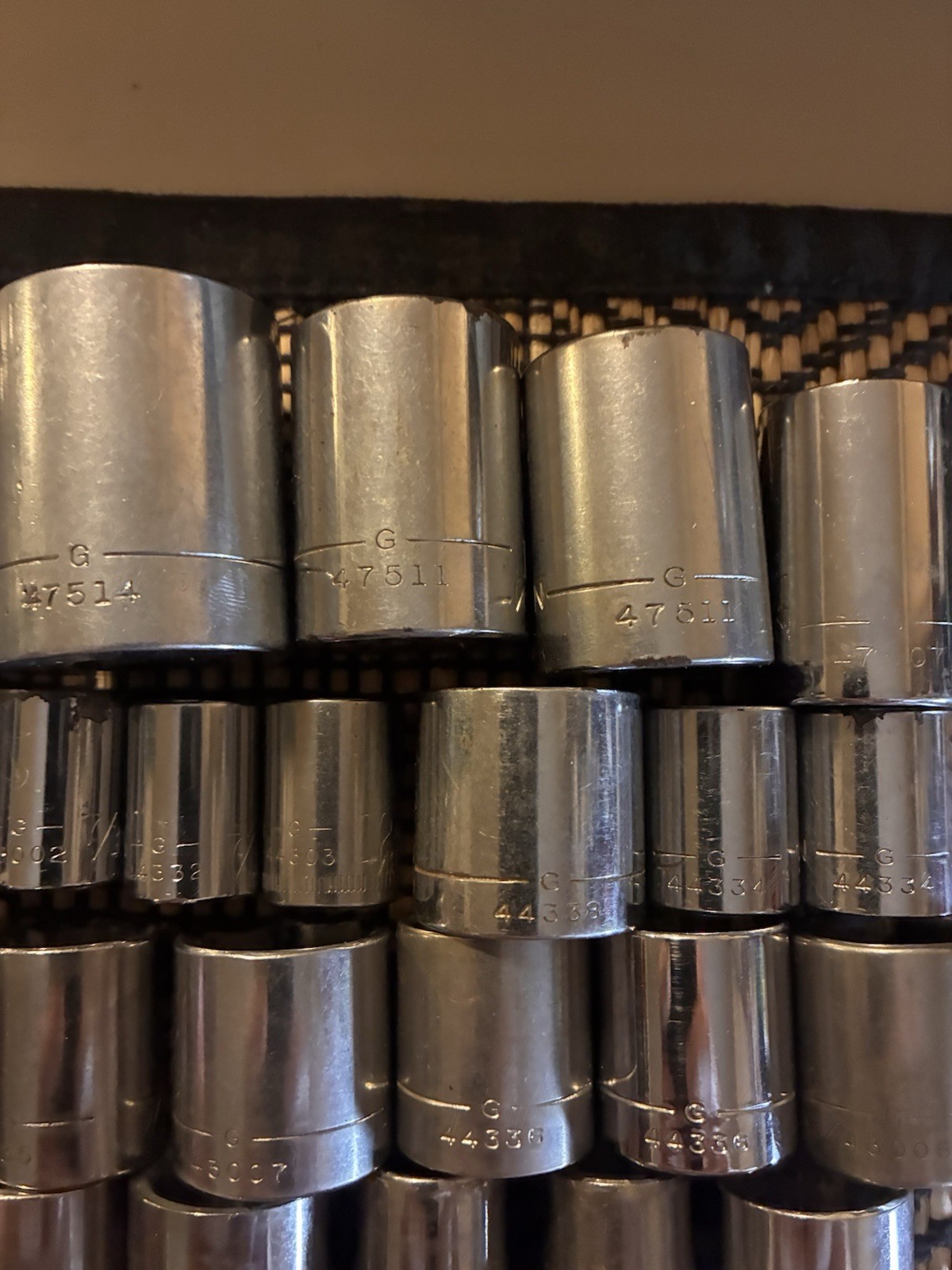 Vintage Craftsman G Series Socket Lot 36 Sockets See Description For Details