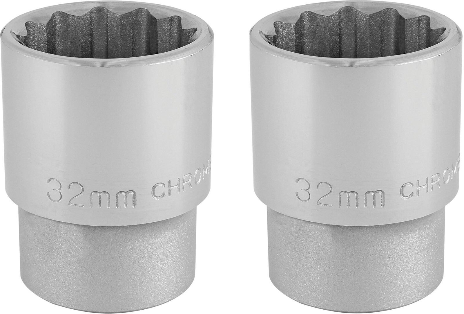 2 x 32mm Socket 3/4″ Drive Metric 12 Point (12PT) Chrome Vanadium (Cr-V)