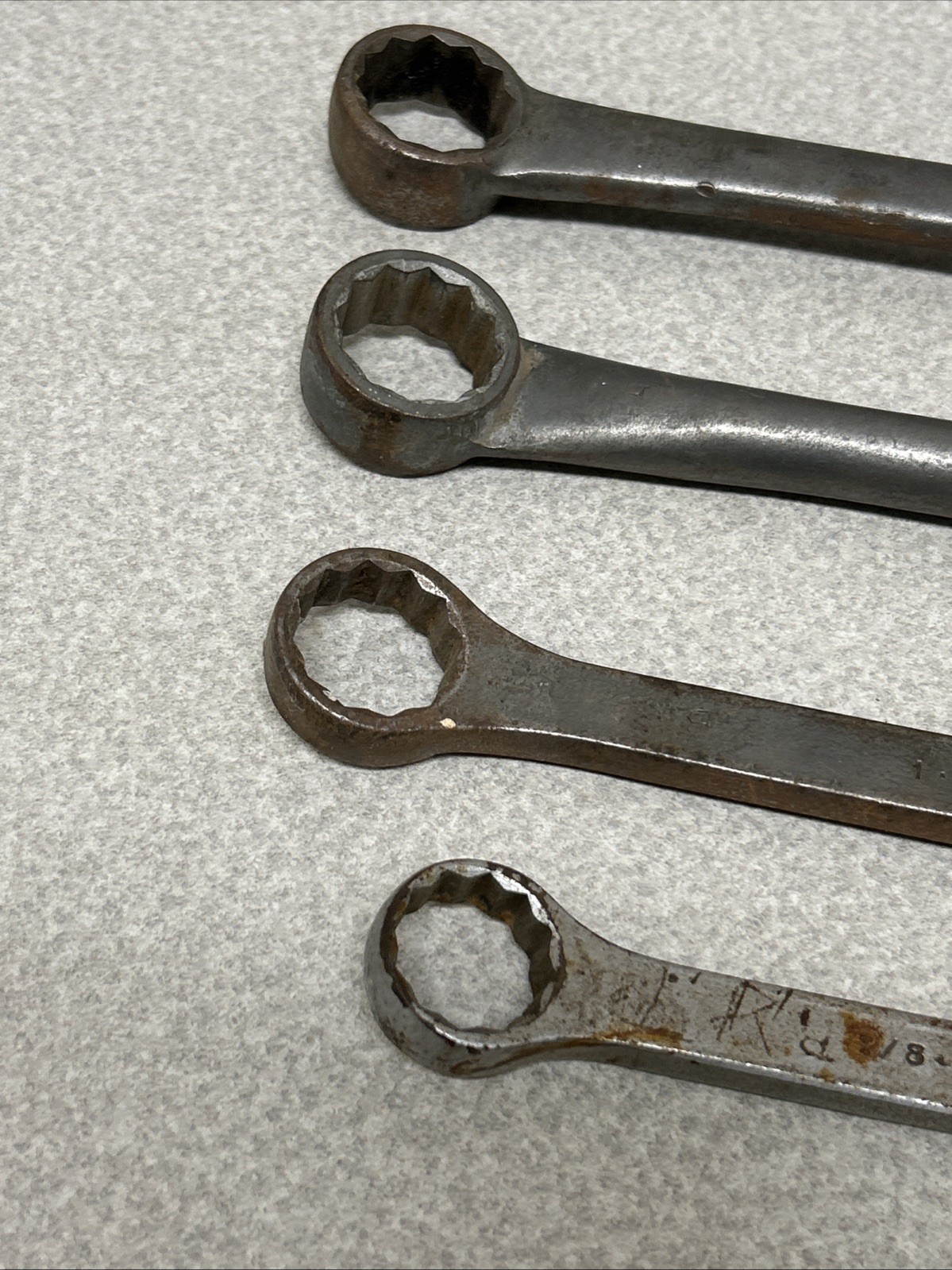 Lot of 4 Hand Wrenches Blue point Williams Plumb USA Large sizes
