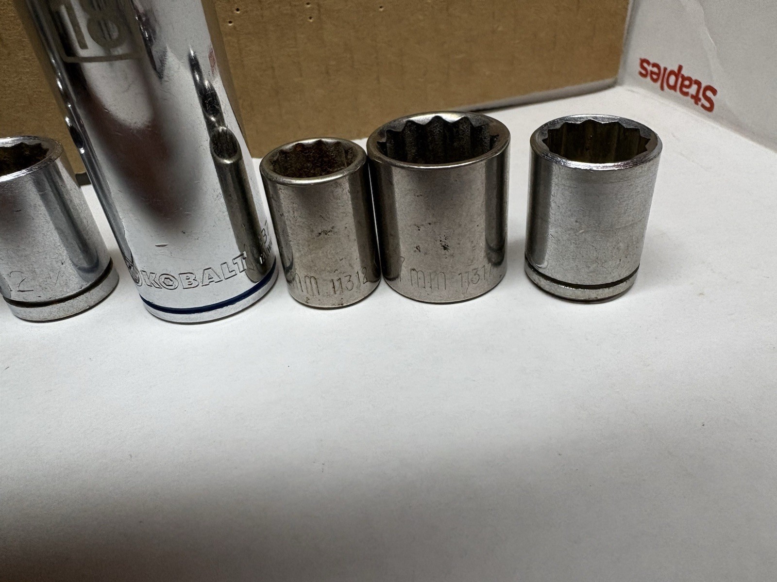 Mixed Lot SAE & Metric 6 & 12 Pt Sockets 3/8” Drive Mix Brand SK Allen Pittsburg