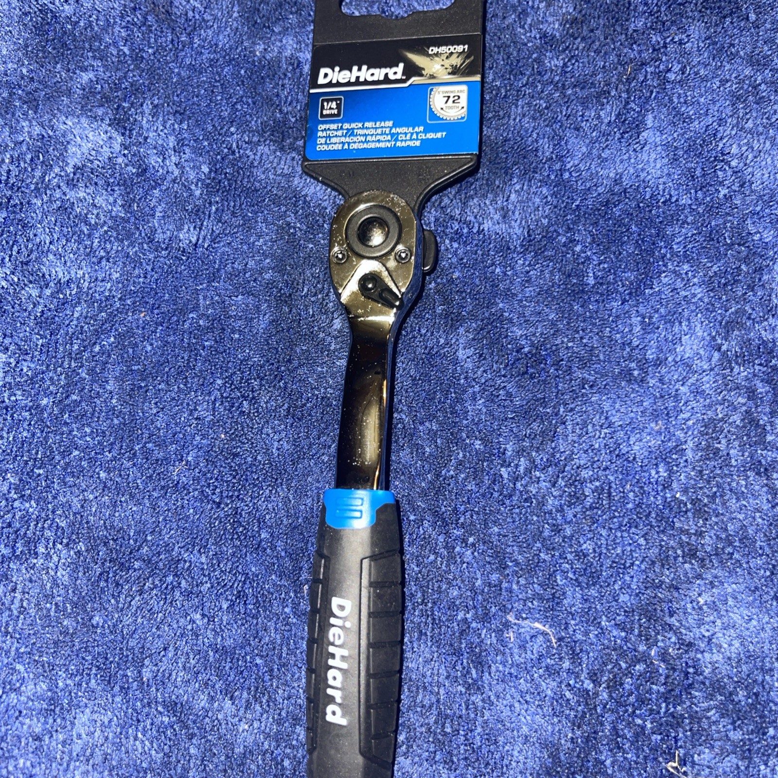 Die Hard 1/4 Drive Offset Quick Release Ratchet
