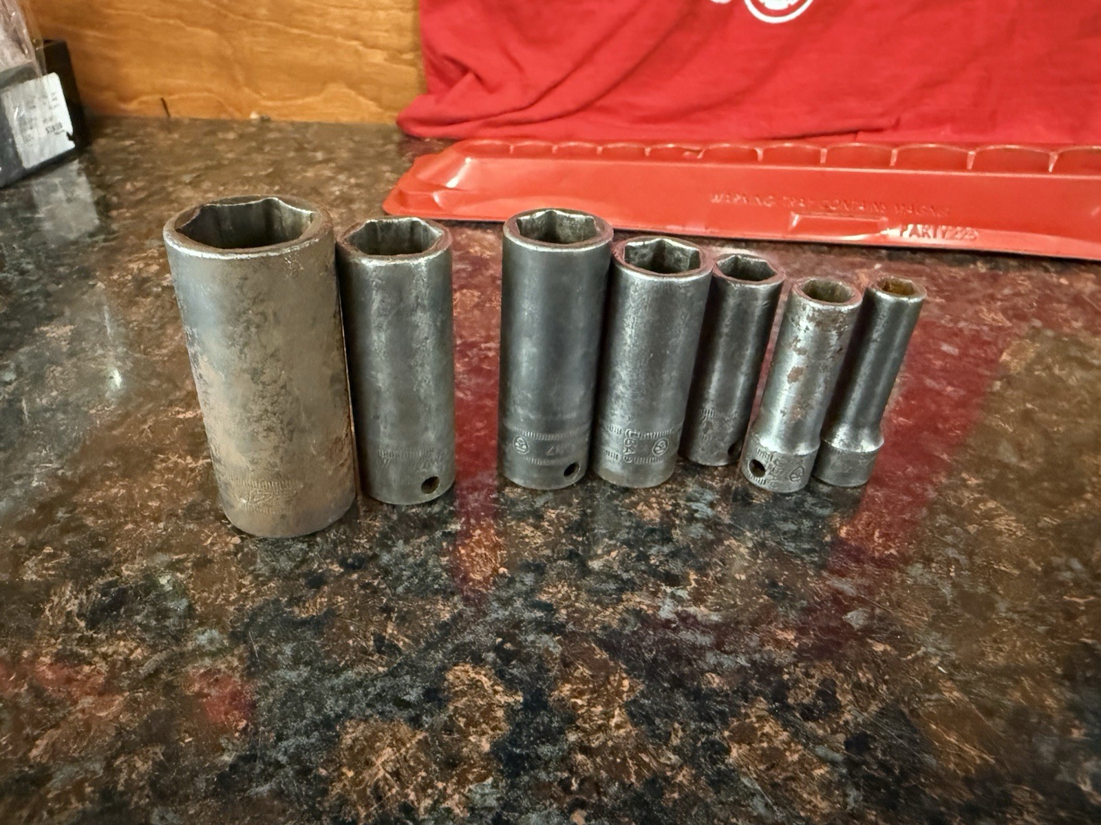 Snap-On IMPACT Socket Set 3/8 Drive SAE AND METRIC (LOOK) PAKTY225 SIMF(M)