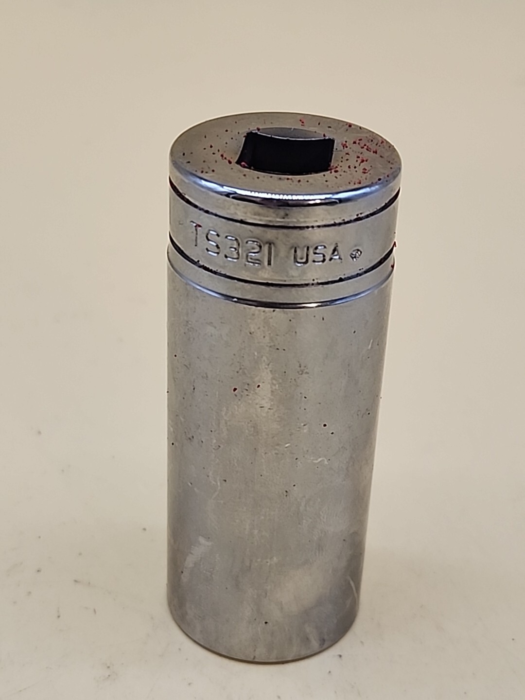 Snap-on Tools 1/2″ Drive 1″ SAE Deep 6 Point Chrome Socket TS321 USA