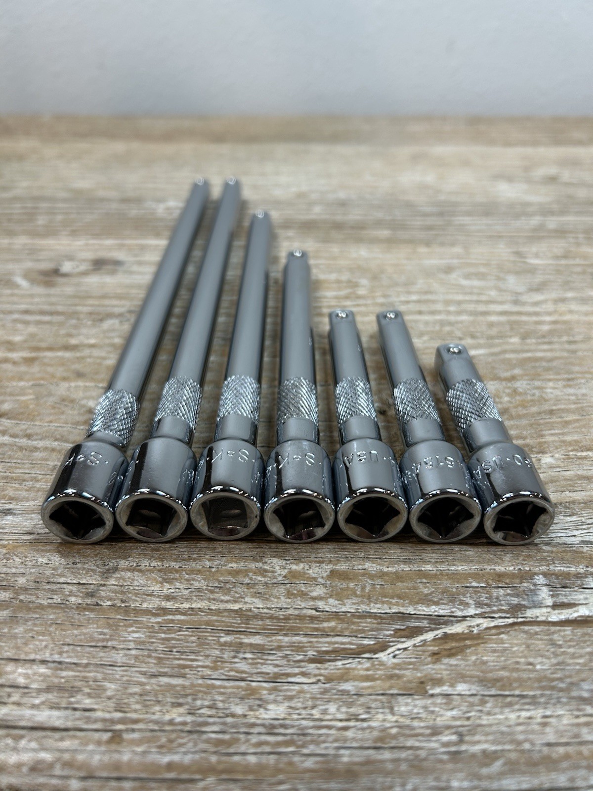 SK Tools 7 Piece 3”, 4″, 6″, 8”, 10″ – 3/8″ Drive Extension Lot Set FREE SHIP