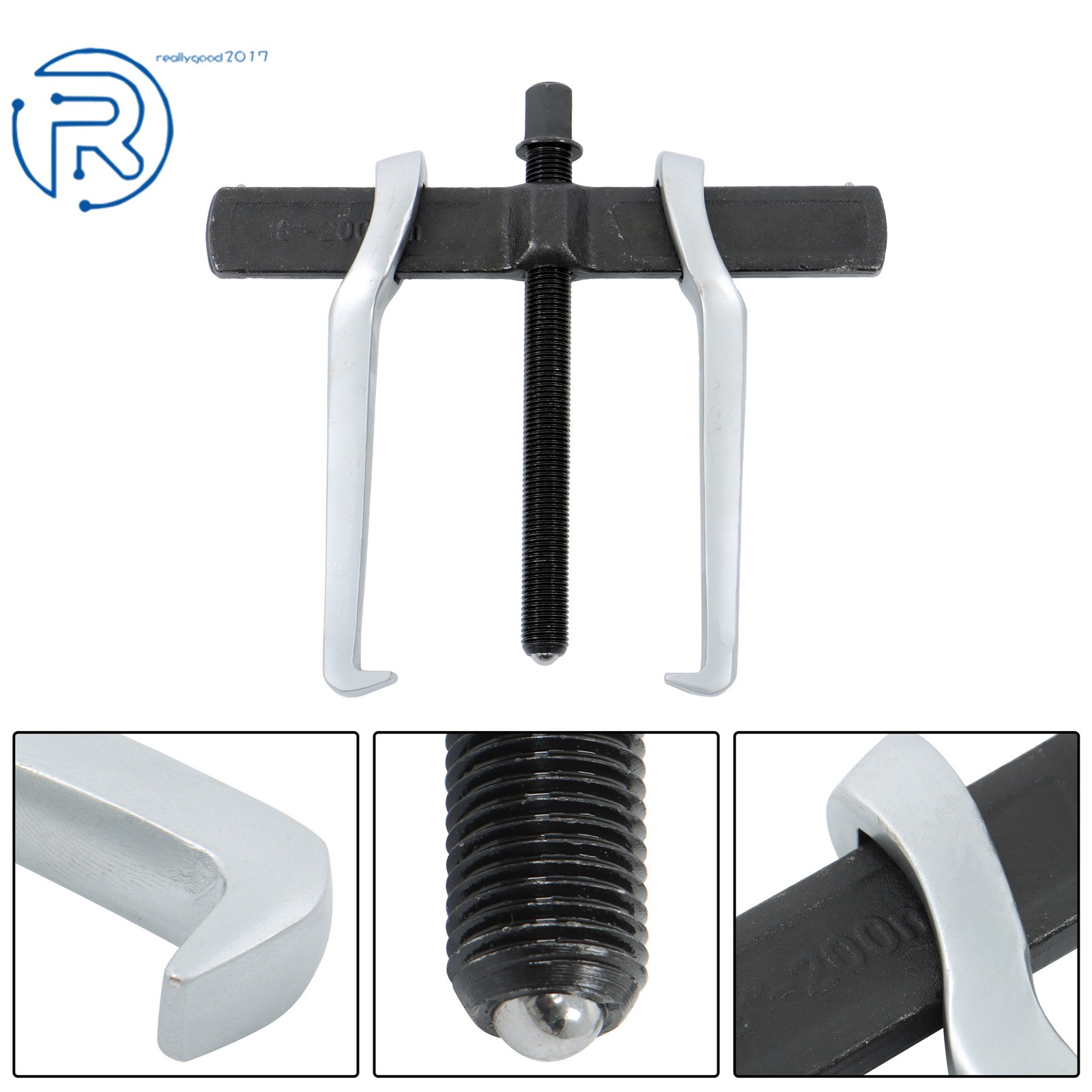 8 Inch 2jaw Gear Puller Adjustable Bearing Puller Gears Reversible Removal Tool