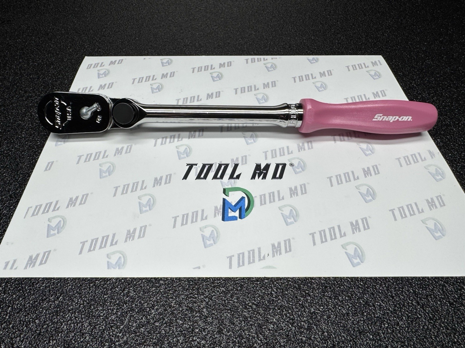 Snap-on Tools PEARL PINK 3/8″ Drive Hard Grip Multi-Position Ratchet FHD80MP