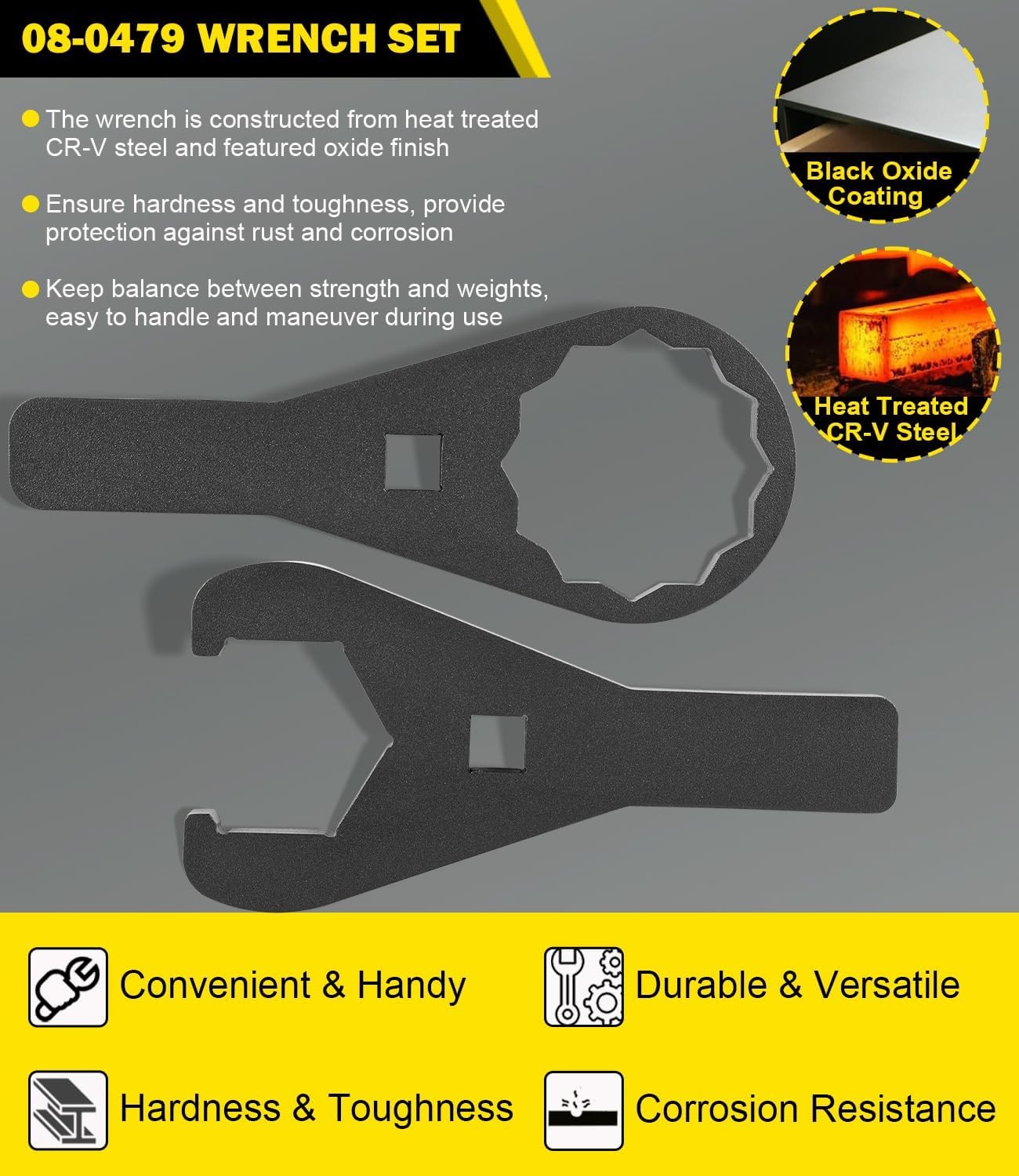 ATV Axle Wrench 45.5mm 56mm for Honda TRX 250X,300X,300EX,400X,400EX,450R,450EX