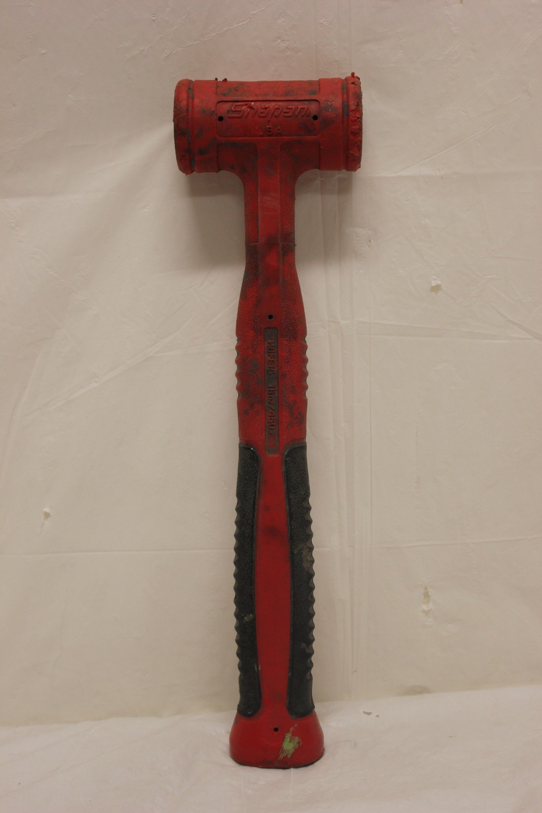 Snap On HBFE16 Red Soft Face Grip Dead Blow Hammer Hand Tool USA 16oz J24