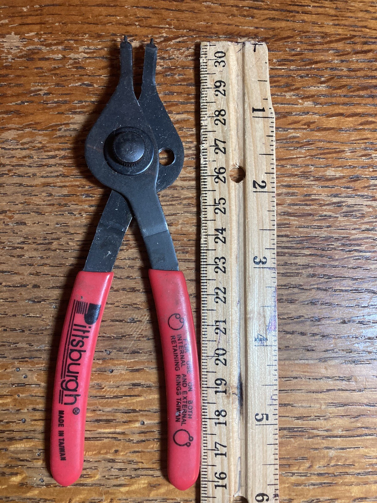 Pittsburg Tools Snap Ring Pliers Straight Tip Vinyl Handle