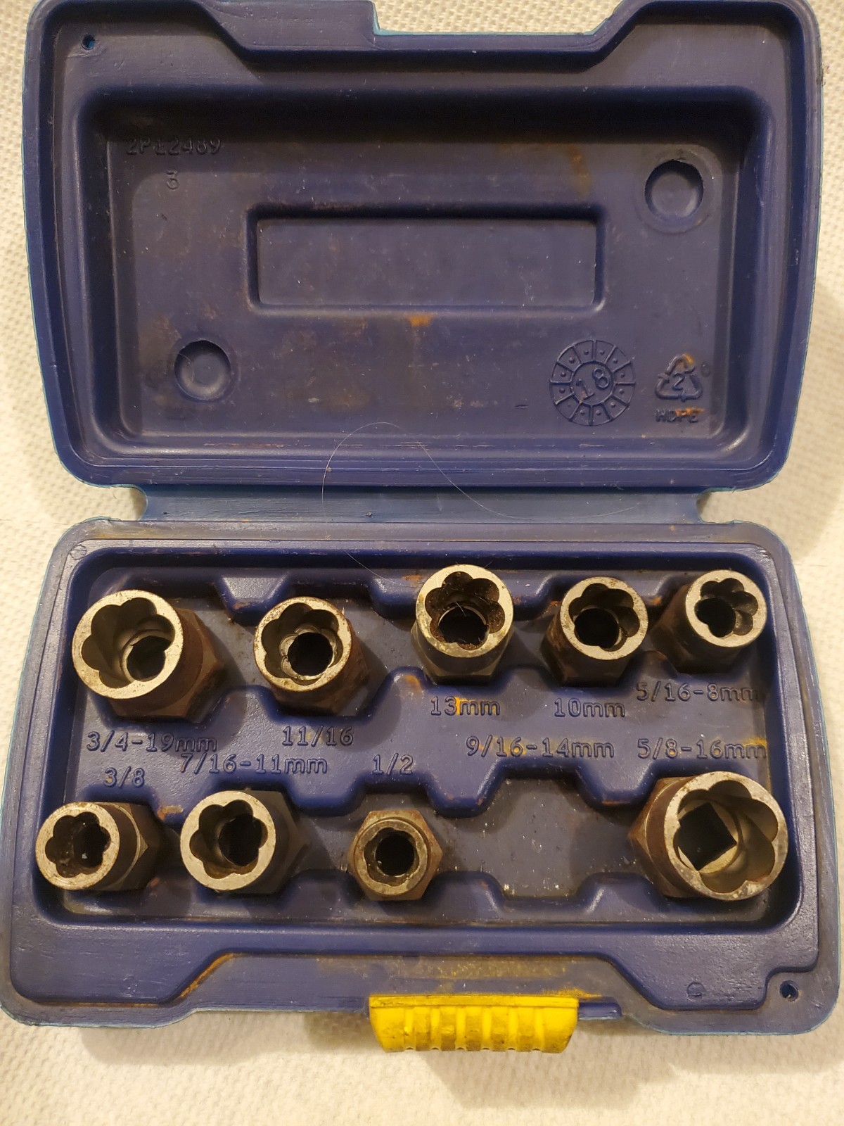 Irwin Hanson Bolt Extractor Set 9pc 54019