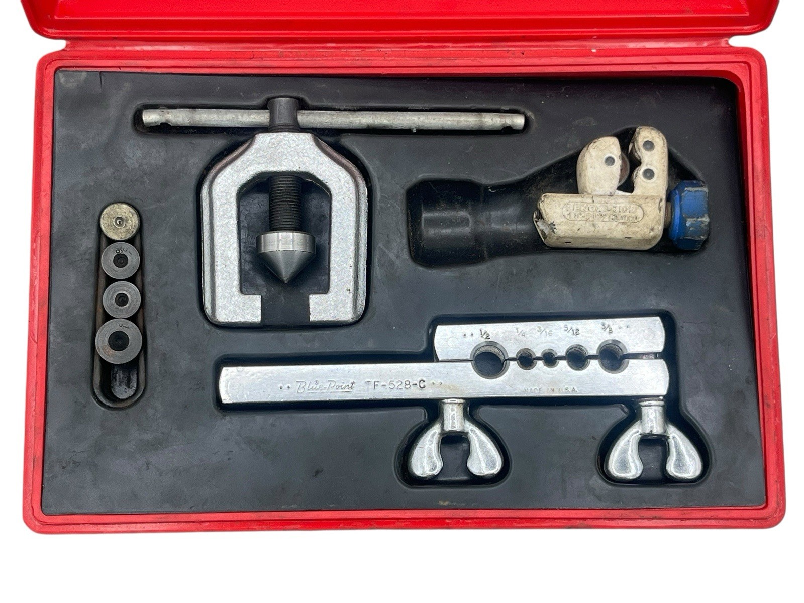 Blue Point Snap-On Tool Kit TF-528-D for Thin-Wall Tubing Double Flaring