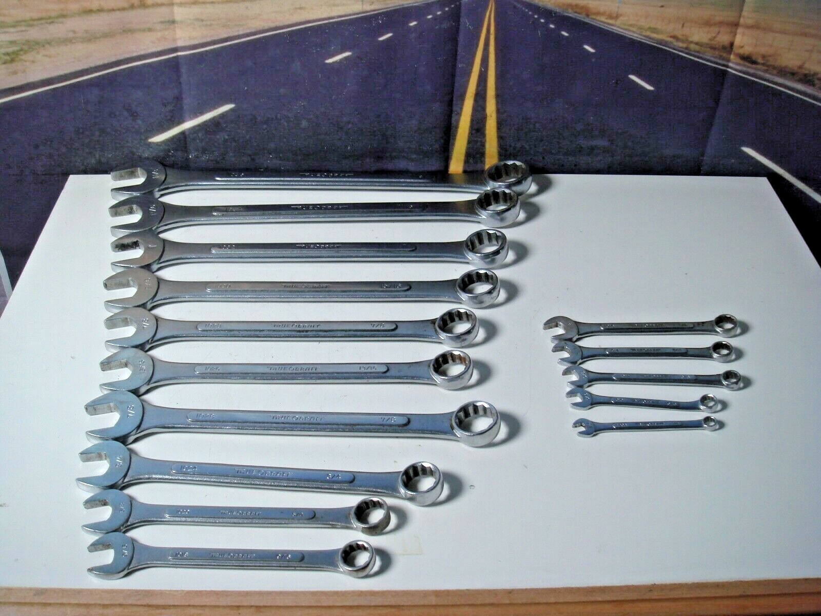 Open End 12 Point Box Wrenches 15 Piece Long 1/4″ to 1-1/8″ Drop Forged Japan M6