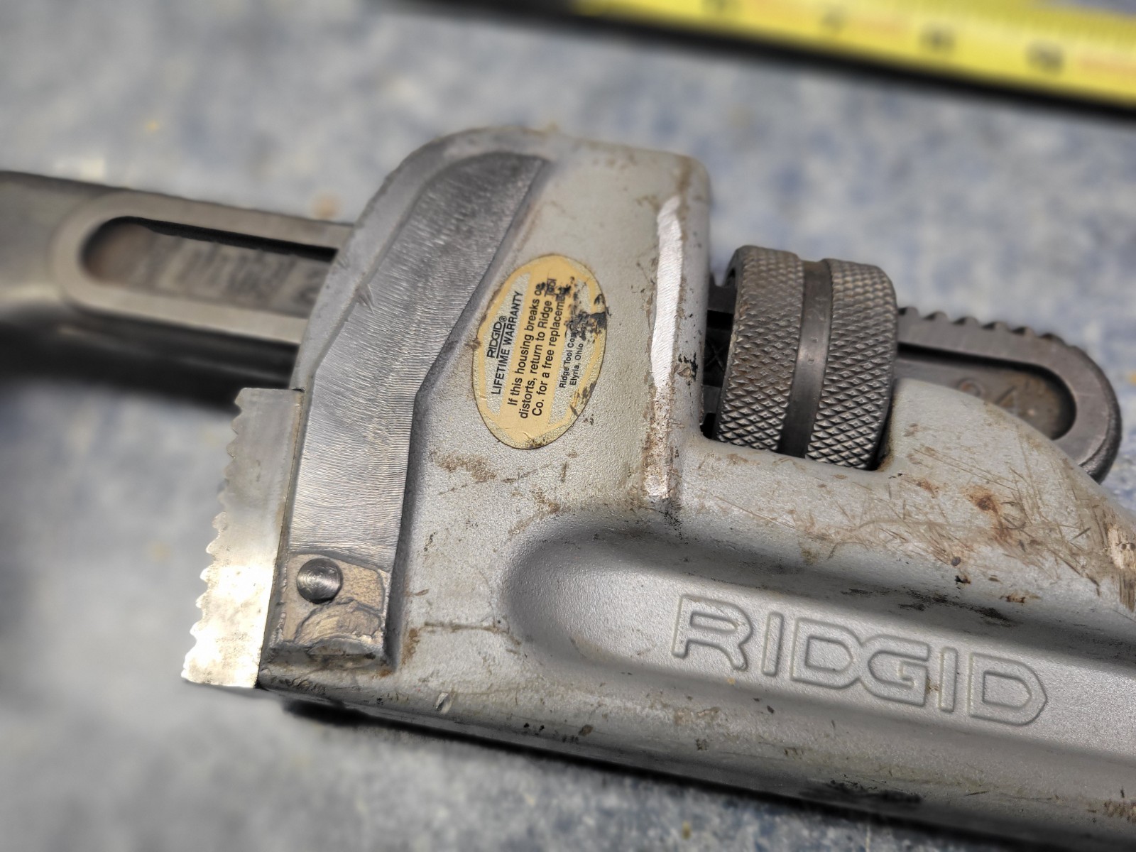 Ridgid USA 24″ Aluminum Adjustable Pipe Wrench No 824