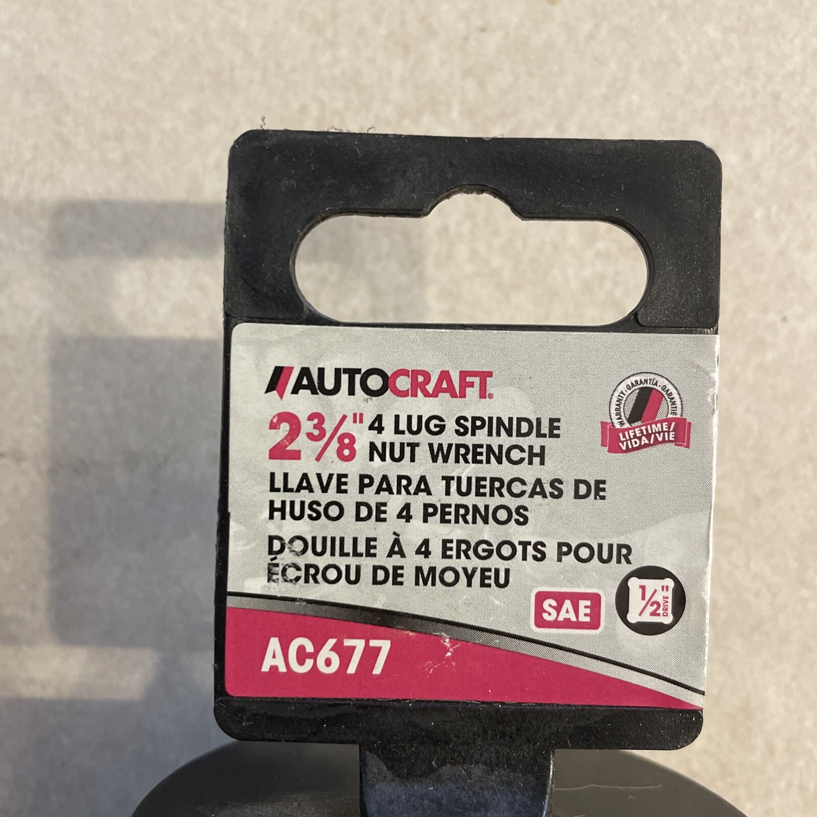 Autocraft 4 X 4 Spindle Nut Wrench 2 3/5, 2 3/8, Axle Nut 31mm Popular Assorted
