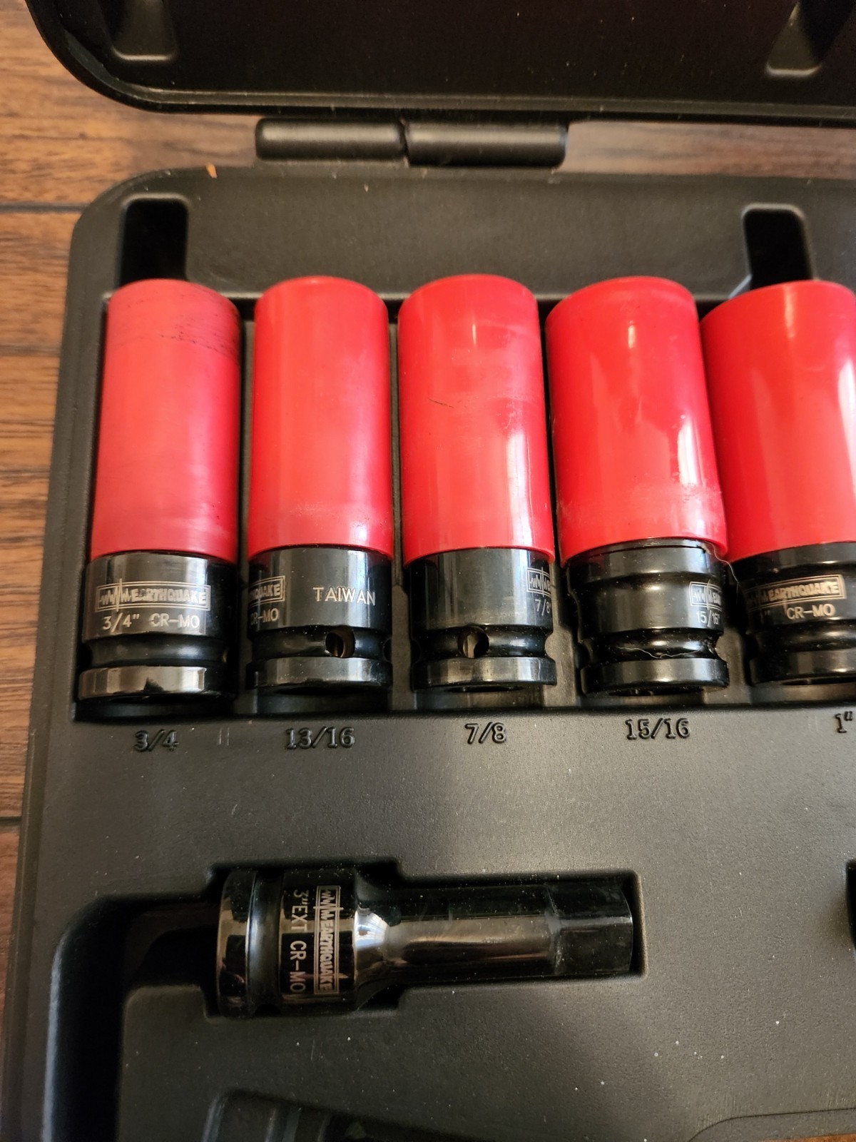 11 Piece Impact Socket Set – Earthquake – Complete Set – Standard & Metric