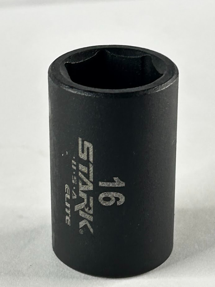STARK 16 mm x 1/2″ Impact Socket – 6 Point – Free USA Shipping