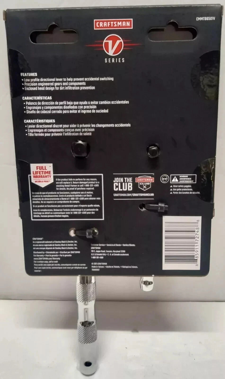 Craftsman V-Series 2 Piece Ratchet Set 1/4″ & 3/8″ Drive CMMT86501V